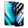 Torras Mil-Grade Shatterproof For iPhone 16 Pro Max Privacy Screen Protector, 9H+ Unbreakable From 12FT Drop, Anti Spy Edge To Edge Tempered Glass, Bubble Free, One-Pull Installation, Black, X00FX1567