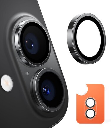 Torras Lensguard Series (X00FX1568) For 6.1" 6.7'' iPhone 16 , 16 Plus Black