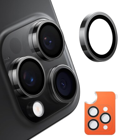 Torras Lensguard Series (X00FX1569) For 6.3&quot; - 6.9&#39;&#39; iPhone 16 Pro - 16 Pro Max Black