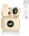 Wireless Lavalier Microphone for iPhone/Android, TNW A36 Mini Mic with Noise Cancellation, 2in1 Clip&amp;Magnetic Lapel Mic for Video Recording, Podcast, Streaming, Vlogging- 1Mic&amp;1Receiver (Beige)
