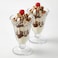 Cuisine Art Soda-Lime Glass Ice Cream Sundae Cup 190ml Set of 2   Transparent Dessert Glasses for Ice Cream Falooda Milkshake   Clear Serving Cups for Home &amp; Caf&eacute;