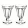 Cuisine Art Soda-Lime Glass Ice Cream Sundae Cup 190ml Set of 2   Transparent Dessert Glasses for Ice Cream Falooda Milkshake   Clear Serving Cups for Home &amp; Caf&eacute;