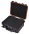 Tactix 320084, IP65 Rated Accessory Tool Box,Heavy Duty Weatherproof Protective Tool Case With Foam Inside- Medium, Black