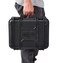 Tactix 320084, IP65 Rated Accessory Tool Box,Heavy Duty Weatherproof Protective Tool Case With Foam Inside- Medium, Black
