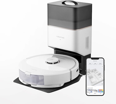 Roborock Q8 Max+ Robot Vacuum, White
