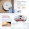 Roborock Qrevo MaxV Robot Vacuum and Mop with 7,000 Pa Suction, Hot Water Mop Washing, AI Obstacle Avoidance, and Automatic Refill &amp; Drainage System WHITE