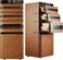 Afidano L5 Cigar Humidor, Dual-Zone Smart Cigar Cabinet with Digital Hygrometer, Wi-Fi App Control, Temperature &amp; Humidity Regulation, Cedar Wood Interior, Stores Up to 1200 Cigars