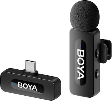 Boya BY-V10 ultracompact 2.4 GHz wireless microphone system