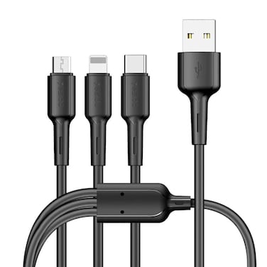 Yesido  CA41 Data Cable USB  To Micro Type -C Lighting Mobile Phone Charging  3 in USB Cable