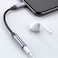 Yesido  YAU19 Audio Adapter,  Type-C to 3.5 MM Headphones Adapter,  Grey