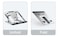 Yesido LP02 Adjustable Portable Flexible Folding Aluminium Metal Table Laptop Notebook Stand Holder