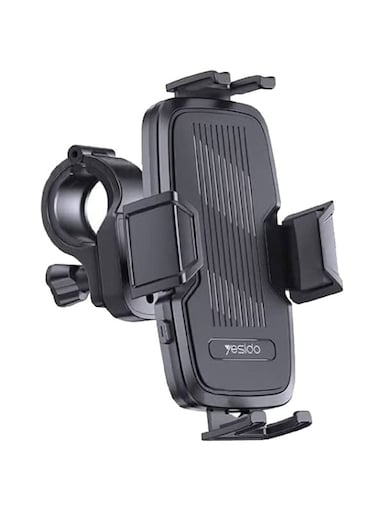 Yesido C127 Touch Lock Bike Motorcycle Mount Holder for Mobile Phones,  Black