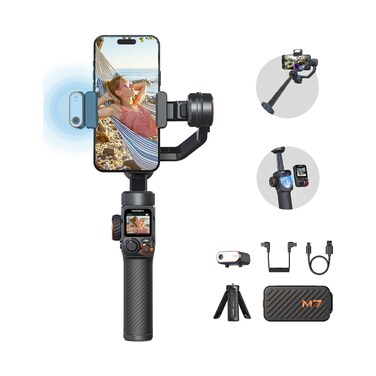 Hohem iSteady M7 Phone Stabilizer with Advanced AI Tracker, Upgraded Professional Stabilizer for iPhone Android