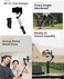 Hohem iSteady X3 - Foldable 3-Axis Smartphone Gimbal Stabilizer with AI Tracker,  Built-in Extension Rod Tripod, Fill Light &amp; Detachable Remote Control (Black)