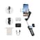 Hohem iSteady X3 - Foldable 3-Axis Smartphone Gimbal Stabilizer with AI Tracker,  Built-in Extension Rod Tripod, Fill Light &amp; Detachable Remote Control (Black)