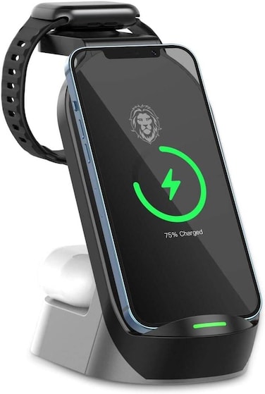 Green Lion 4-in-1 fast wireless charging station