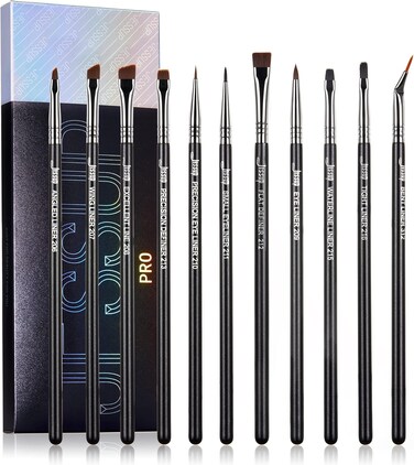 Jessup Professional Makeup Eyeliner Brush Set 11pcs