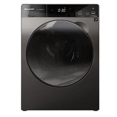 Sharp 10.5 Kg Washer &amp; 7 Kg Dryer Front Load 1400 RPM Number of programs 15 Silver Model ESDP1054KJZS-