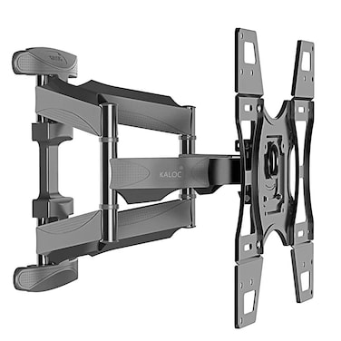 Kaloc Double Arms Swivel TV Wall Mount for 37"-75" Flat Panel TVs up to 50 kg, VESA 400x400mm, Full Motion, 491 mm Extension, Black   KLC-X7