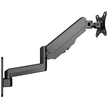 KALOC Full Motion Gas Spring Monitor Arm for 17" to 35" Monitors, Load Capacity 12 kg, VESA 100x100mm, Tilt, Swivel &amp; Rotation Functions, Black   KLC-M520