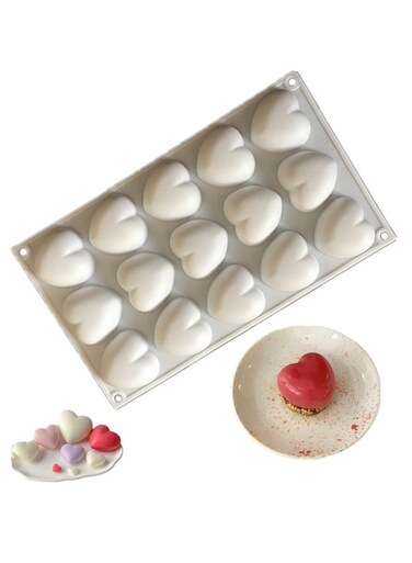Love Shaped Silicone Cake Mold Chocolate Baking Mold Cake Decorating Tools Valentine's Day Pastry Silicone Molds