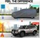 Silver Weatherproof SUV Cover with Mirror Pockets &amp; Reflective Strips