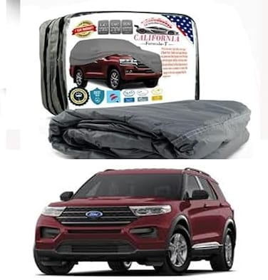 (EXPLORER 2011-2025) MultiLayers Car Cover Custom fit Waterproof All Weather for Automobiles, Outdoor Full Cover