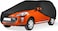 Car Cover Full Garage Weather Resistant, 535 x 210 x 172 cm, Washable Polyester with Storage Bag, Black