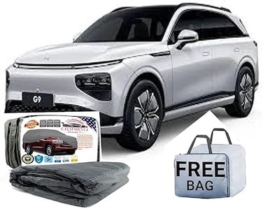 premium Protective Car Cover All Weather Waterproof, Dustproof, Scratch-Resistant, and Sun Protection full Car Body Cover for Select Xpeng G9
