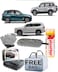 CFT Car Cover SUV Full Car Cover Stretch Soft Car Cover Heat Protection Anti-UV Scratch Resistant Dustproof Universal Fit 5.05-5.35m(198-210 inches) Cleaning Kit (Gloves + Duster + absorber towel)