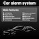 Universal 12V Auto Car Alarm Keyless Entry System Remote Control Siren Sensor