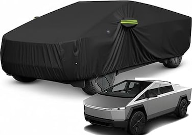 Truck Cover for Tesla Cybertruck,Waterproof Lightweight Car Cover,Easy Install,with Zipper Door,All-Season Protection