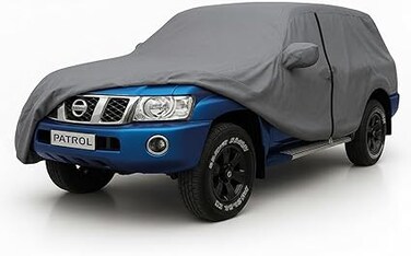 Luxury SUV Car Cover for 4 Door Nissan Patrol Y61 Car Cover (1998&ndash;2026) &ndash; Waterproof, Windproof, UV-Resistant All-Weather Indoor/Outdoor Protection y61 Cover Super Safari Cover