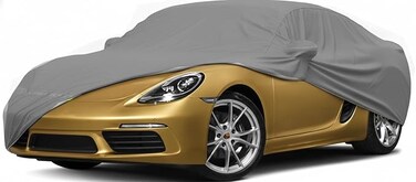 Waterproof Car Cover for 1997-2025 Porsche 718 Boxster/Cayman 986/987/981 Car Cover Fit 100% Waterproof Windproof Strap &amp; Single Door Zipper Bands for Snow Rain Dust Protection