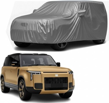 Waterproof Car Cover for ROX 01 SUV (2023&ndash;2024) &ndash; Multi Layers All Weather Outdoor Custom Fit Cover with Driver Side Zipper, Windproof Straps, Storm Snow Rain Dust Hail UV Protection