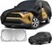 Car Cover Waterproof All Weather for Automobiles, SUV Car Cover for Toyota RAV4 2006-2025, Full Exterior Covers with Door Zipper/Reflective Strip, Outdoor Car Covers Sun Snow Protection-181.3x73x67in