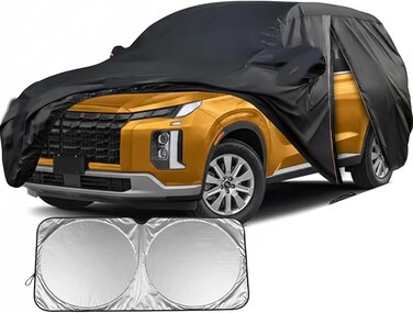 SUV Car Cover Custom Fit for Hyundai Palisade 2020-2025, Full Car Cover Waterproof All Weather for Automobiles,