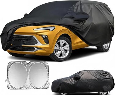 SUV Car Cover Custom Fit for Buick Encore GX 2020-2025, Waterproof All Weather Outdoor SUV Car Covers with Zipper Door,