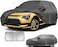 SUV Car Cover Custom Fit for Kia NIRO (2023-2025), Waterproof All Weather Outdoor SUV Car Covers with Zipper Door, Windproof Band