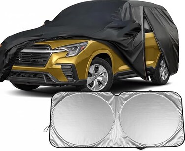 SUV Car Cover Custom Fit for Subaru Ascent 2019-2025, Full Car Cover Waterproof All Weather for Automobiles, Outdoor Sun Rain UV Snow Dust Protection,