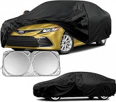 Toyota Camry Car Cover 2007-2024, All Weather Car Cover Custom fit for Toyota, 6 Layers Full Exterior Cover for Snow Rain Dust Hail Leaves Bird droppings Protection