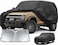 Heavy Duty Car Cover Custom Fit Ford Bronco 4 Door (2020-2025),Waterproof All Weather for Automobiles, Full Exterior Covers Sun Rain UV Protection with Zipper Door. With Sundsheild