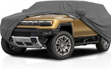 Waterproof Car Cover All-Weather, Car Body Cover Snow, Dust. Heavy Rain, Wind Hail, Snow, UV Protection Custom Fit (HUMMER H1 CAR COVER 1992-2006)