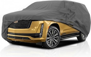 Waterproof Car Cover for 2007-2024 GMC Yukon XL, Custom-Fit, Large SUV