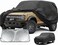 Heavy Duty Car Cover Custom Fit Ford Bronco 4 Door (2020-2025),Waterproof All Weather for Automobiles, Full Exterior Covers Sun Rain UV Protection with Zipper Door. With Sundsheild