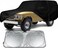 Waterproof Car Cover Replace for 1980-1992 Toyota Land Cruiser FJ60/FJ62 210T All Weather Classic Car Covers with Zipper Door for Snow Rain Dust Protection With Sunsheild