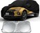 Waterproof Car Cover Replace for 2019-2023 Chevy Blazer 2LT/3LT/RS/Premier, 420D 6 Layers All Weather Car Covers with Zipper Door for Snow Rain Dust Hail Protection with sunsheild