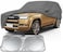 Waterproof Luxury Car Covers coustom fit for for Toyota Prado 250 Series (2023&ndash;2025), All Weather Car Cover with Zipper Door for UV Snow Rain Dust Hail Protection（Gray）