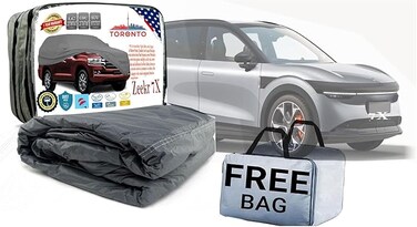 Waterproof Car Cover for 2011-2025 Volvo S60, All Weather Full Exterior Covers for Automobiles with Door Zipper Outdoor/Indoor Sun UV Rain Dust Wind Protection