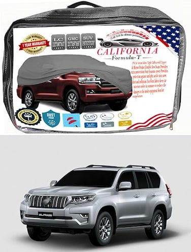 Car body Cover,Windproof &amp; Scratch Resistant cover with working gloves, Waterproof and Dustproof Covers TOYOTA PRADO